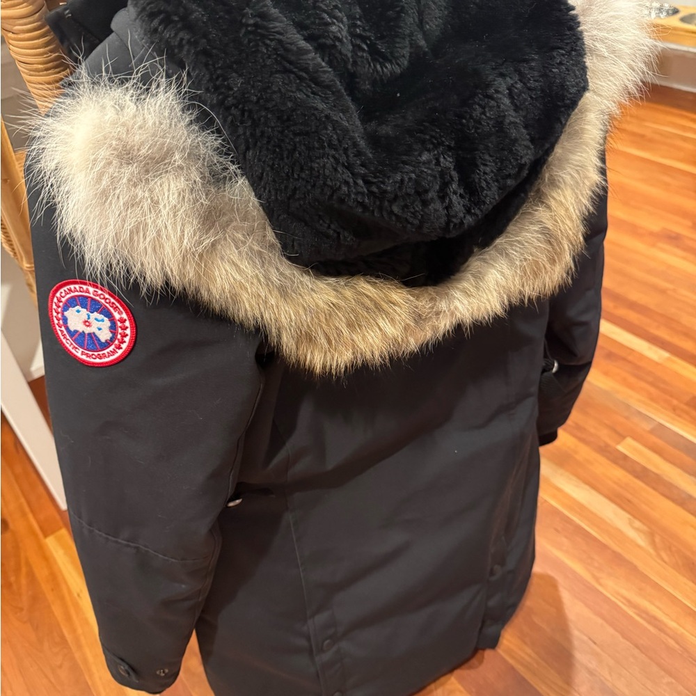 Canada Goose Black Parka with Fur Hood